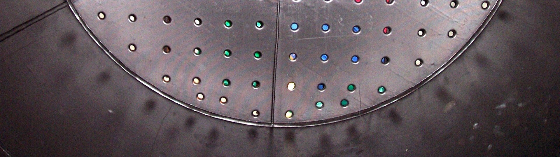 Nozzleplate in filtertank rubberlined BKM Linings bv